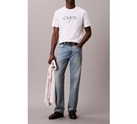 Calvin Klein Ss 20s Calvin Graphic Tee Brilliant White Taille: M | T-shirts avec imprimés Outlet | Homme | Blanche