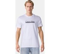 Calvin Klein Ss 30s Eu Sp Outline Bright White Taille: M | T-shirts avec imprimés Outlet | Homme | Blanche