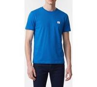 Calvin Klein T-Shirt Classique en Jersey SS Badge 30S pour Homme Lv04Rc272G Tees, Bleu, XXL