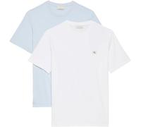 Calvin Klein SS Badge Tee 2Pk Lv04Rd248G Tees, Multicolore, L