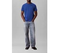 Calvin Klein SS Classic Monogram Tee LV04RD254G Tees, Bleu (Chase Blue), S, Bleu (Chase Blue), S