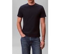 Calvin Klein Ss Classic Monogram Tee Dark Sapphire/bright White Taille: M | T-shirts Basiques Outlet | Homme | Blanche