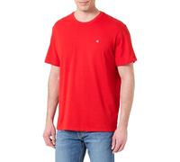 Calvin Klein SS Classic Monogram Tee Lv04Rd254G T-Shirts, Red (Adrenaline Rush), M Homme