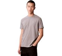 Calvin Klein SS Classic Monogram Tee LV04RD254G Tees, Gris (Med Grey HTR), L, Gris (Med Grey HTR), L
