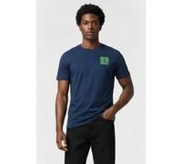 Calvin Klein Ss Gradient Monogram Blue Jean Taille: L | T-shirts Basiques Outlet | Homme | Bleu