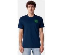 Calvin Klein Ss Gradient Monogram Blue Jean Taille: XXL | T-shirts Basiques Outlet | Homme | Bleu