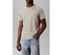 Calvin Klein Ss Micro Logo Crewneck Shadow Taille: L | T-Shirts Outlet | Homme