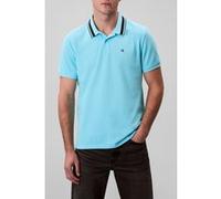 Calvin Klein Ss Monogram Pique Atmosphere Blue Taille: L | Polos Outlet | Homme | Bleu