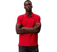 Calvin Klein SS Monogram Pique Polo Lv040Em269 S/S, Red (Adrenaline Rush), L Homme