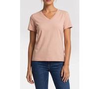 Calvin Klein Ss Monogram V-neck Tee Tuscan Wind Taille: S | Chemises Outlet | Femme