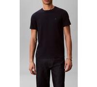 Calvin Klein SS Stretch Cotton Slim Tee 2pk Lv04ld245g T-Shirts, Multi (Bright White/Dark Sapphire), XL Hommes