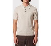 Calvin Klein Ss Supima Cotton Polo Snow Heather Taille: L | T-Shirts Outlet | Homme | Blanche