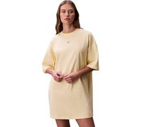 Calvin Klein SS Woven Label Oversized Tee Dre Lv047f228g Robes Femme