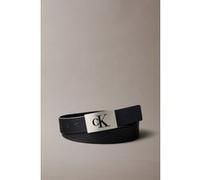 Calvin Klein Ssnl Mono Plaque 35mm Belt Black/pewter Taille: 105 | Ceintures Outlet | Homme | Le Noir