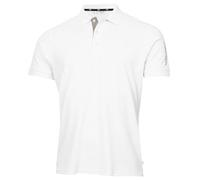 Calvin Klein Hommes Polo Golf léger et Respirant - Blanc Brillant - L