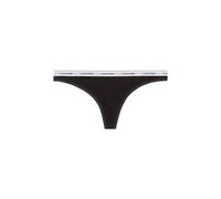 Calvin Klein String Femme avec Ceinture Emblématique, Noir (Black), L