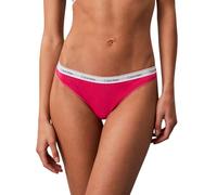 Calvin Klein String Femme avec Ceinture Emblématique, Rose (Vibrant Pink), XS