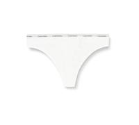 Calvin Klein String Femme High Leg Thong avec Dentelle, Blanc (White), XXL