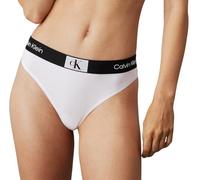 Calvin Klein String Femme Tanga, Blanc (White), S