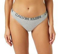 Calvin Klein String Femme Tanga, Gris (Grey Heather), M