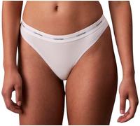 Calvin Klein String Femme Thong avec Stretch, Blanc (White), XS