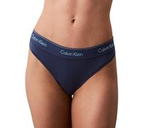 Calvin Klein String Femme Thong avec Stretch, Bleu (Dark Denim), L