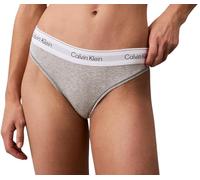 Calvin Klein String Femme Thong avec Stretch, Gris (Grey Heather), L
