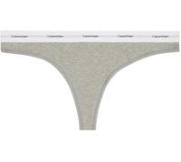 Calvin Klein String Femme Thong avec Stretch, Gris (Grey Heather), M
