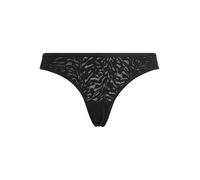 Calvin Klein String Femme Thong avec Stretch, Noir (Black), L