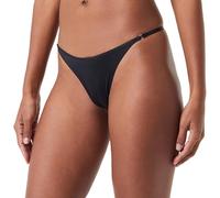Calvin Klein String Femme Thong sous-Vêtement, Noir (Black), L