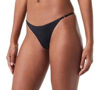 Calvin Klein String Femme Thong sous-Vêtement, Noir (Black), S