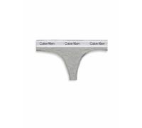 Calvin Klein String Femme Thong avec Stretch, Gris (Grey Heather), M