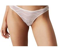 Calvin Klein Strings Femme Lot de 3 Invisibles sans Coutures, Multicolore (Black Plum/Ivory/Lilac Sugar), S