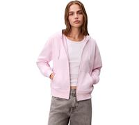 Calvin Klein Sweat à Capuche avec Fermeture Éclair Femme Archive Logo French Terry avec Capuche