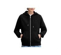 Calvin Klein Sweat à capuche avec fermeture éclair Femme Archive Logo French Terry Noir XL