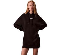 Calvin Klein Long Sleeve Monologo Premium Dress Black Taille: S | Robes longues Outlet | Femme | Le Noir