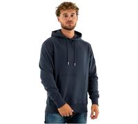 Calvin Klein Sweat à Capuche Homme Badge en Coton, Bleu (India Ink), L