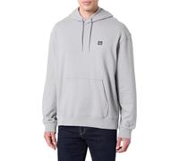 Calvin Klein Sweat à Capuche Homme Terry Badge avec Capuche, Gris (Formal Gray), XL
