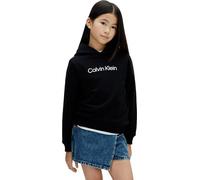 Calvin Klein Inst. Logo Reg. Terry Hoodie Lv1cksjb38 Sweat à Capuche, Black (Black [CSI] 25Cw1000175Ck), 16 Ans Mixte Enfant