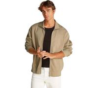 Calvin Klein Sweat d’Intérieur avec Fermeture Éclair Homme Tape Zip Through avec Logo, Beige (Tree House), S