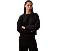 Calvin Klein Sweat d’Intérieur Femme Archive Logo French Terry Col Ras-du-Cou, Noir (Black), M