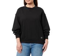 Calvin Klein Sweat d’Intérieur Femme Badge Logo Terry avec Col Ras-du-Cou, Noir (Black), XS