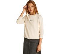 Calvin Klein Sweat d’Intérieur Femme Gradient Monologo Crewneck Regular Fit, Beige (Brazilian Sand), L