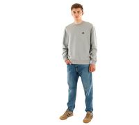 Calvin Klein Sweat d’Intérieur Homme Terry Badge avec Col Ras-du-Cou, Gris (Formal Gray), L