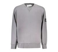 Calvin Klein - Sweat Gris avec Logo - Homme - Sweatshirts et sweats à capuche - Gris - Taille: XL