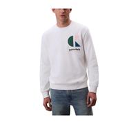 Calvin Klein - Sweat LS Moderne avec Design Distinctif - Homme - Sweatshirts et sweats à capuche - Blanc - Taille: M