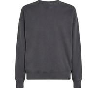 Calvin Klein Sweat-shirt gris en polaire pour homme : Taille - XL Taille : XL