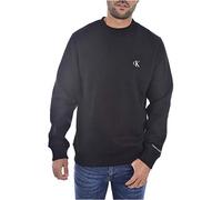 Calvin Klein Sweat-Shirt Homme CK Essential sans Capuche, Noir (CK Black), XL