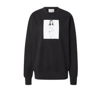 Calvin Klein Sweat-shirt 'KATE OBSESSION' gris / noir / blanc, Taille L