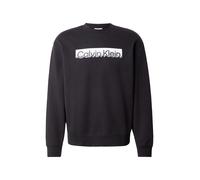 Calvin Klein Sweat-shirt noir / blanc, Taille XL